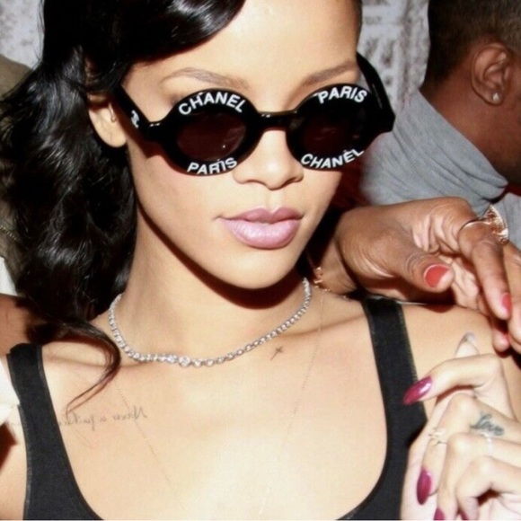 Chanel Logo Round Spring 1993 Sunglasses Brown vintage - Picture 8 of 8